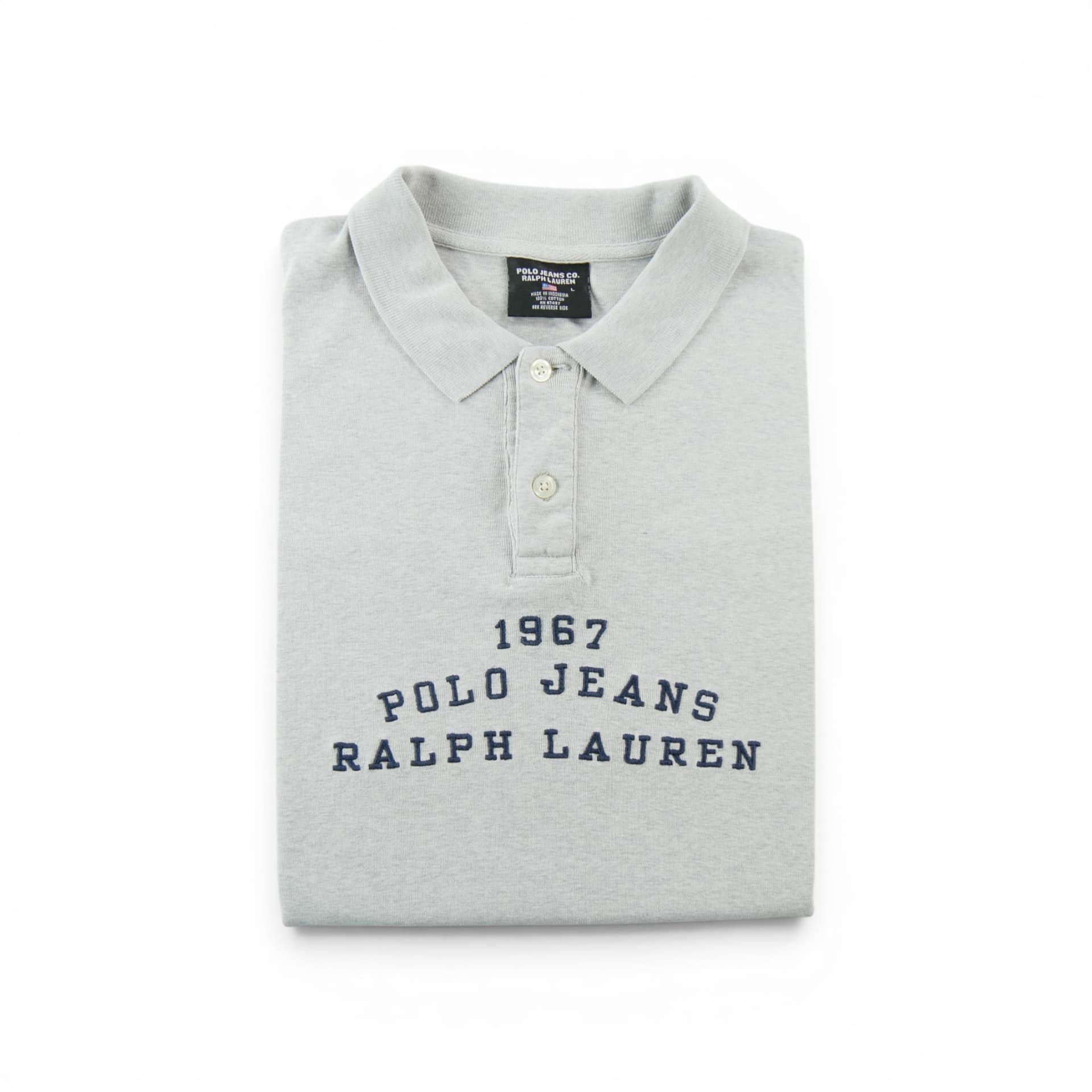Polo manches courtes Homme Y2K Gris