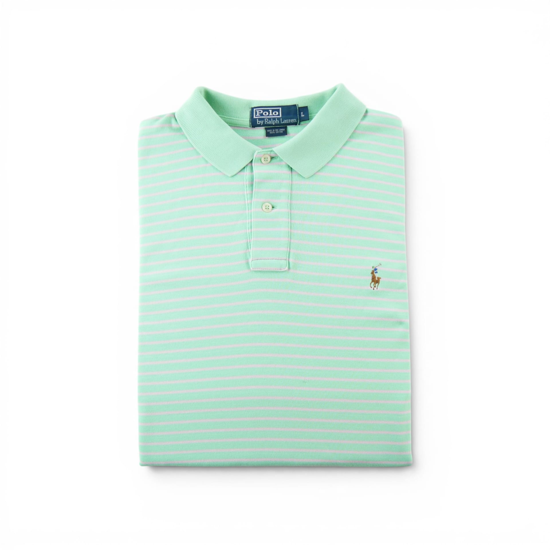 Polo manches courtes Homme Vert 1